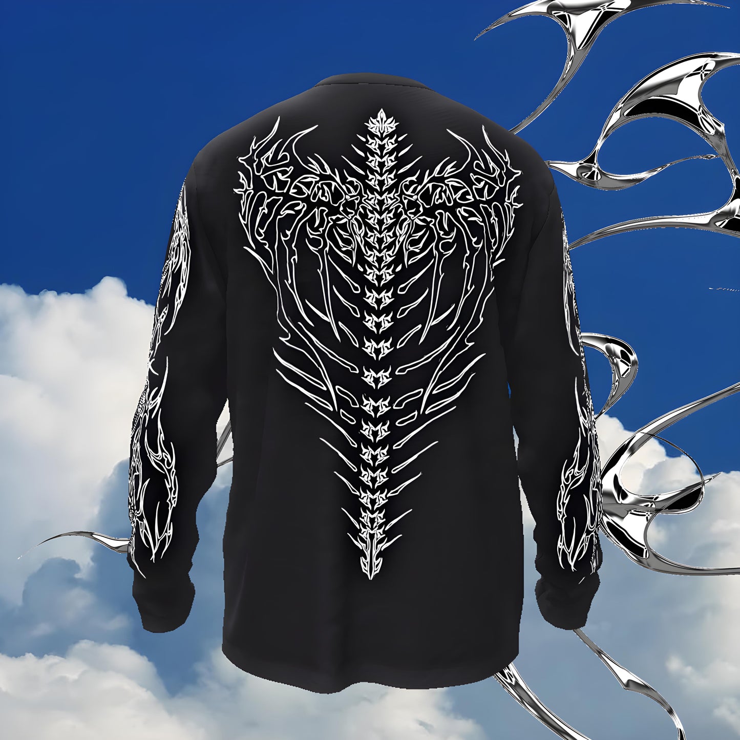 PAVELOW SKELETON BACK Staple Longsleeve